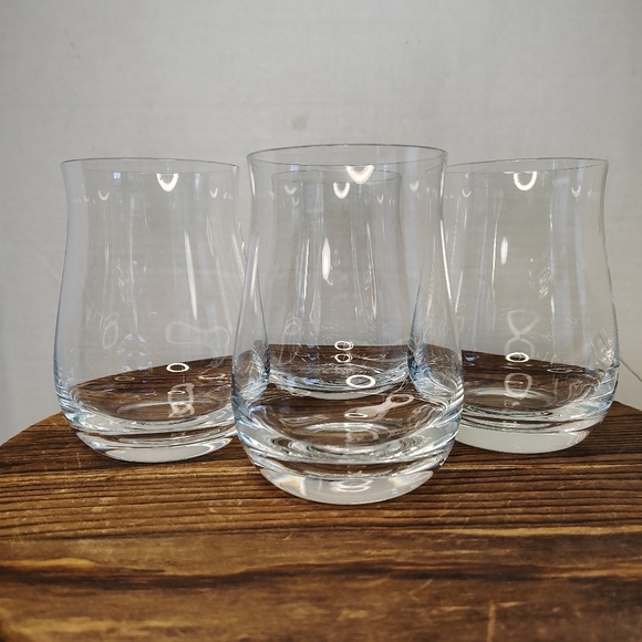 Ravenscroft Crystal Scotch Tumbler 4 Pc Distiller Collection Pure Clean Crystal - Picture 4 of 16